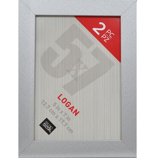 12 Packs: 2 ct. (24 total) Silver Tabletop Frames, Logan by Studio Décor®